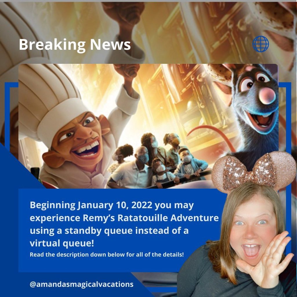 Vacation Remy Remy’s Ratatouille Adventure News – Amanda's Magical Vacations